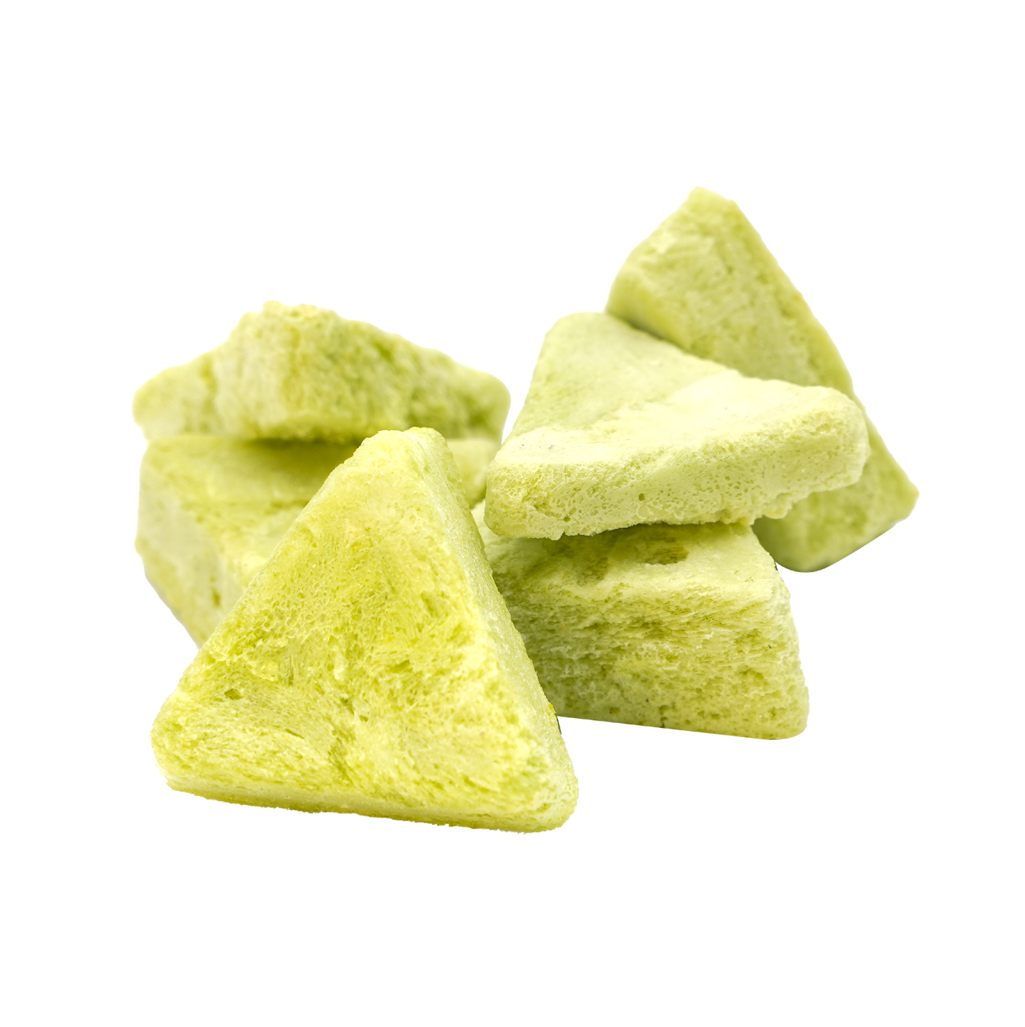 1 lb Freeze-Dried Rice Cake/Crackers (Spinach) – Healthy Baby Food & Guilt-Free Snack - No Sugar Added - No Preservatives