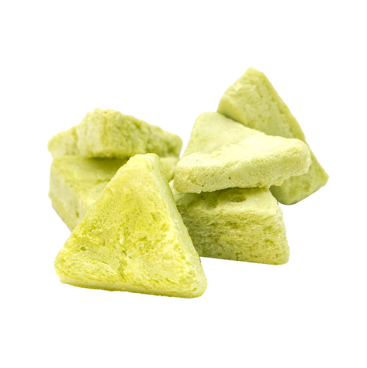 1 lb Freeze-Dried Rice Cake/Crackers (Spinach) – Healthy Baby Food & Guilt-Free Snack - No Sugar Added - No Preservatives