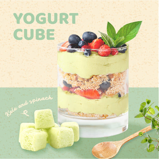 1 lb Freeze-Dried Yogurt Bites (Kale & Spinach) – Made with Real Canadian Yogurt – No Sugar Added, 100% Natural