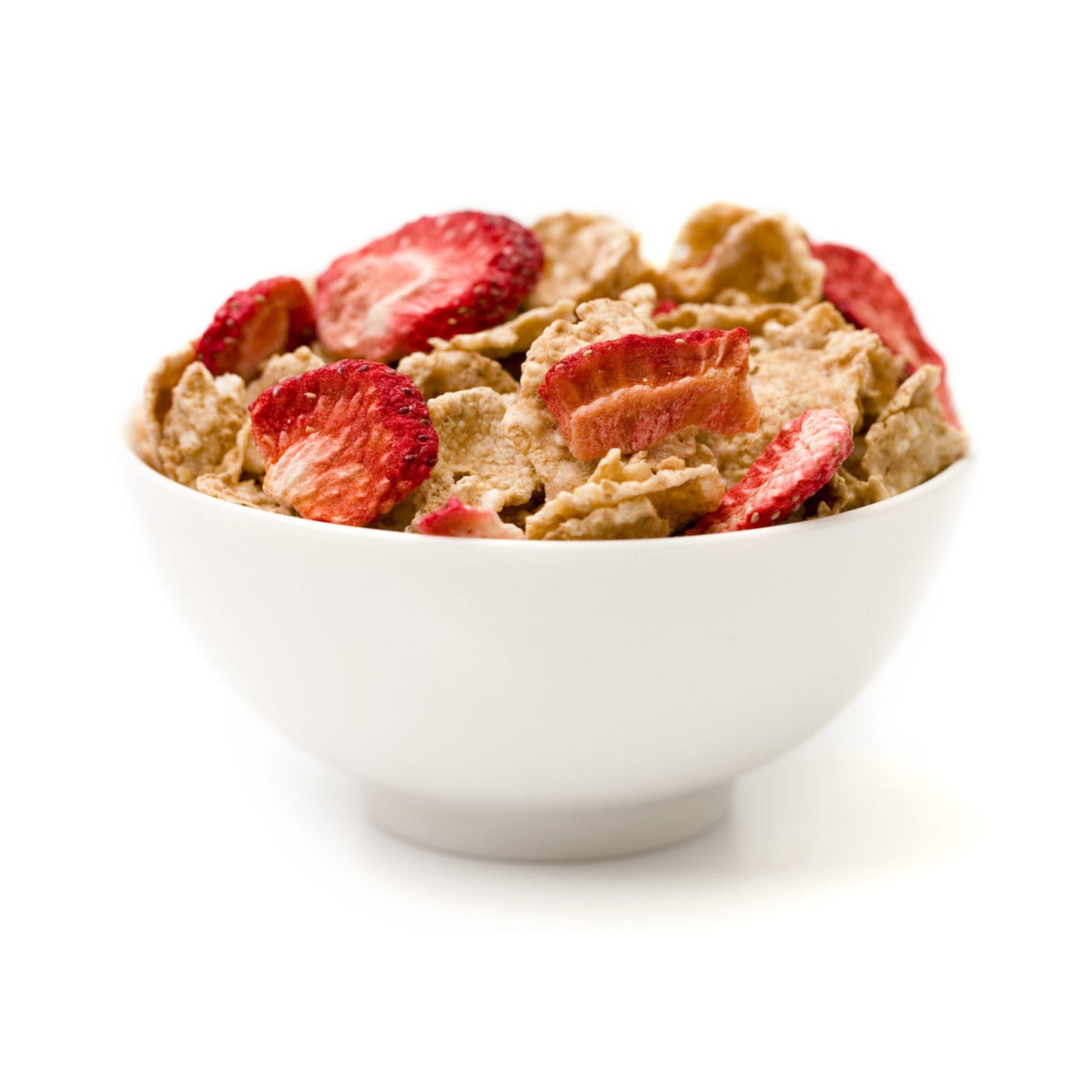 Freeze-Dried Strawberry Slices for Snacking Granola Cereal