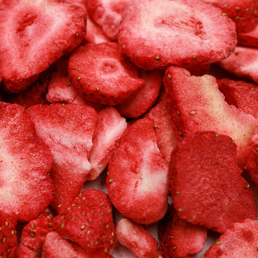 Culinary Grade Freeze-Dried Strawberry Slices Wholesale - Bulk for Baking & Food Manufacturing