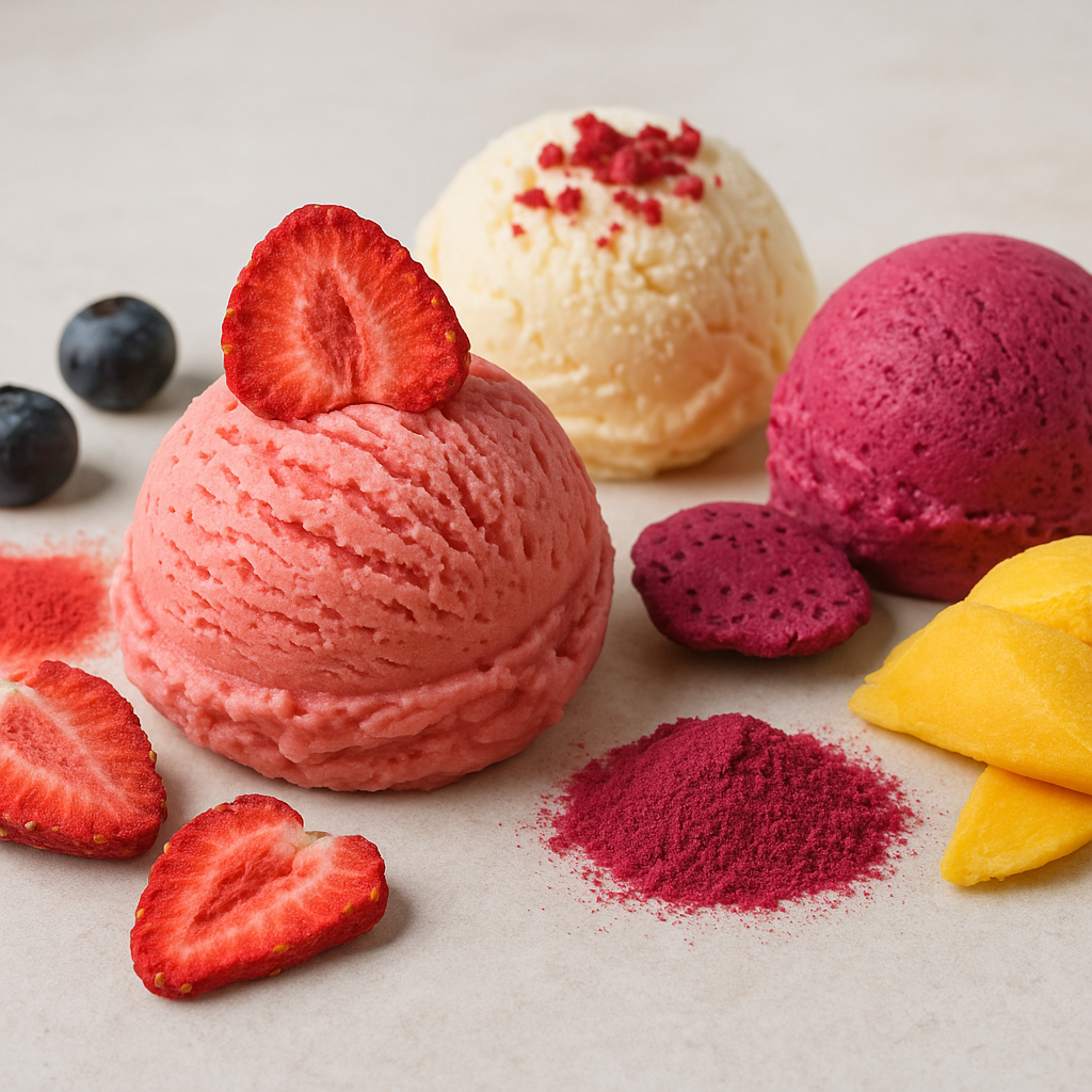 How Freeze-Dried Fruits and Fruit Powders Can Help Ice Cream Shops in Canadian Summers
