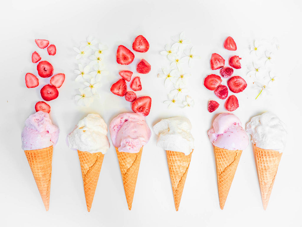 Crafting Delectable Ice Cream with Freeze-Dried Strawberry Powder