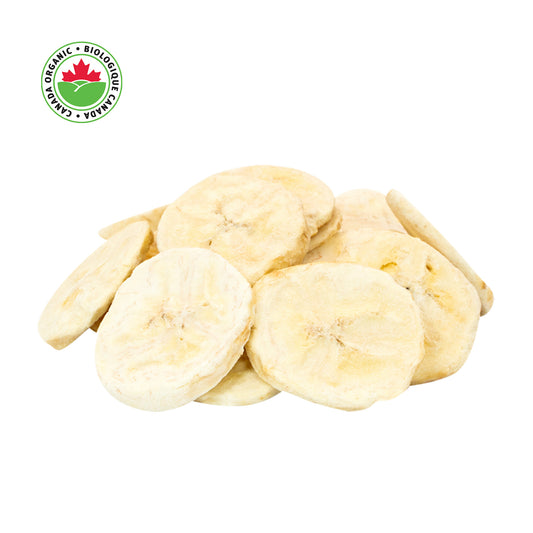 Organic Freeze-Dried Banana Slices, 1 lb