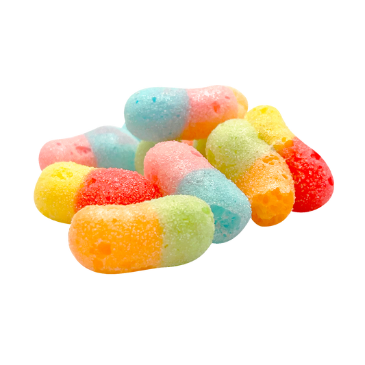 1 lb Freeze-Dried Gummy Worms | Crunchy, Fruity Candy | 1 lb Family Pack | 3-Year Shelf Life