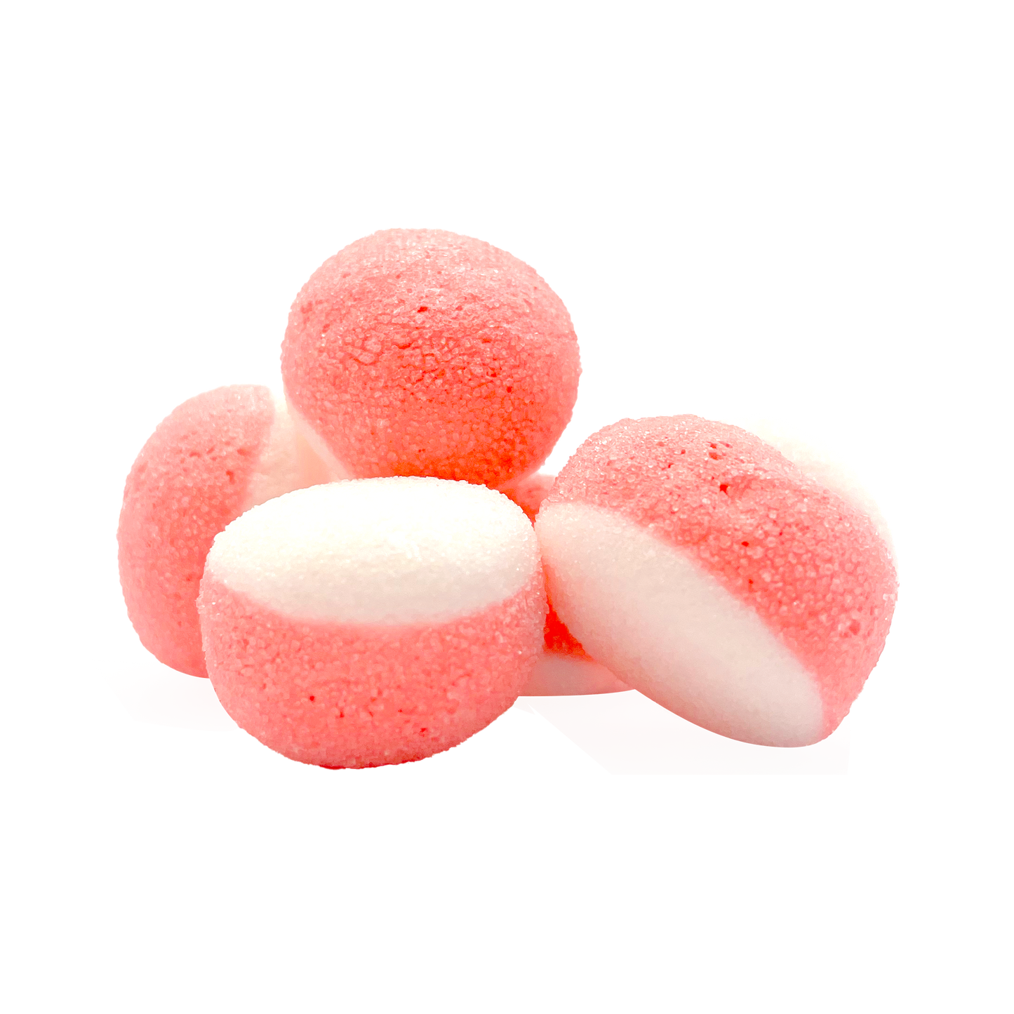 1 lb Freeze-Dried Pink Strawberry Puffs Gummy | Crunchy, Fruity Candy | 1 lb Family Pack | 3-Year Shelf Life