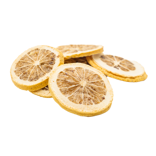 Freeze-Dried Lemon Slices Wholesale - Sliced Lemon - Lemon Cocktails - More Lemony than Conventional Dried - Lemon Tea - Popular Cocktail Garnishes