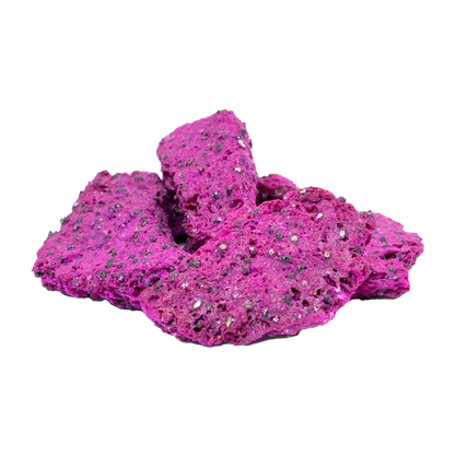 Freeze-Dried Dragon Fruit Chunks - Pitaya Snack - Bulk Supply