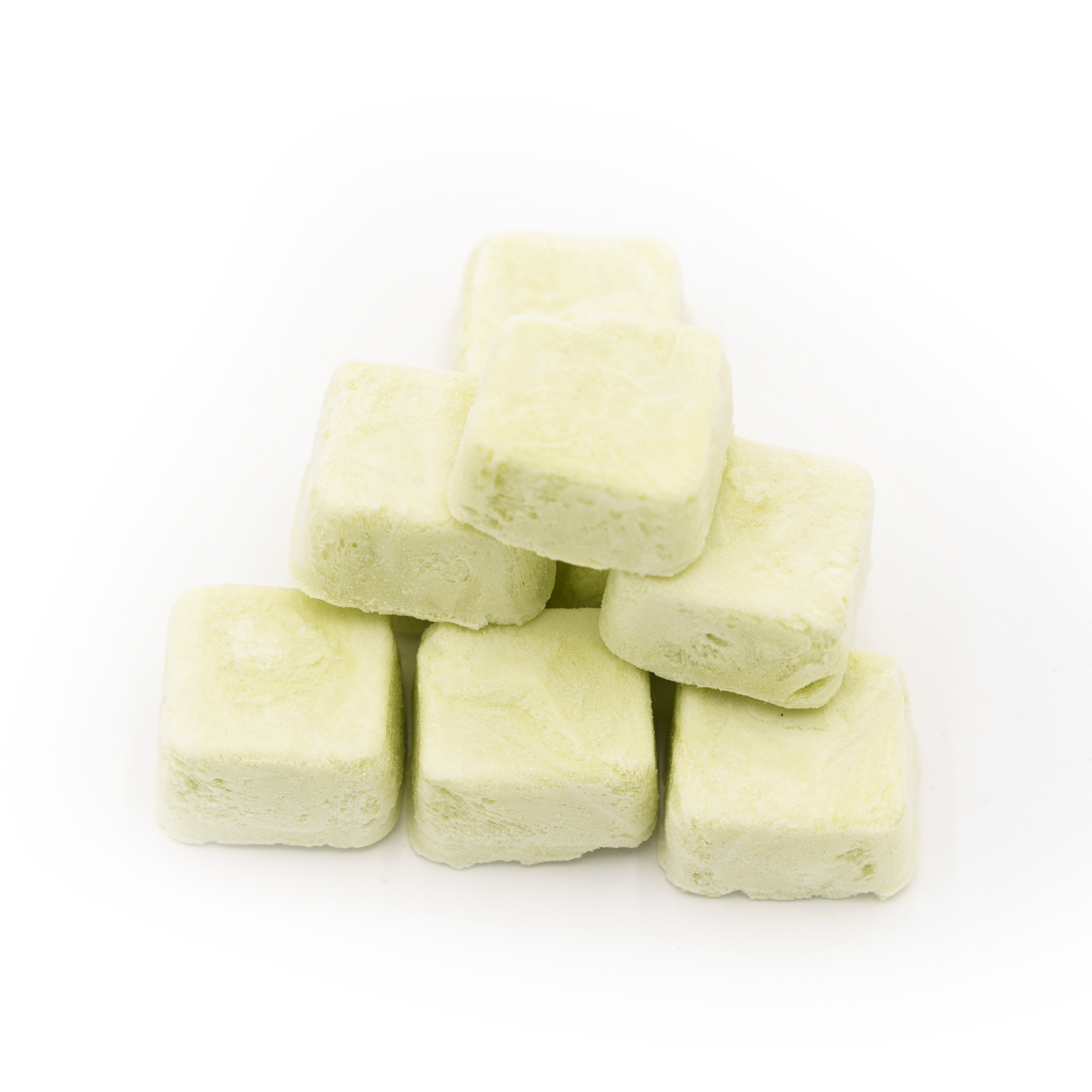 Freeze-Dried Yogurt Cubes (Kale & Spinach) | Made with Real Yogurt and Vegetables| Yogurt Snack Wholesale Bulk Freeze Dried Yogurt & Fruit Snacks