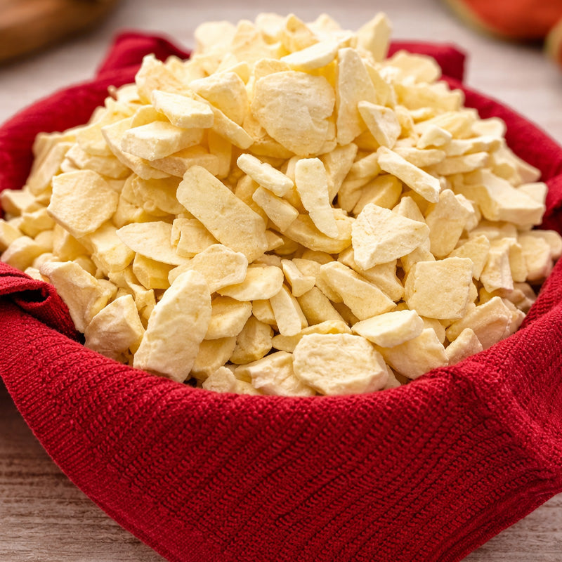 Freeze-Dried Apple Slices - 100% Natural Fuji Apples | Healthy Snack | Naturally Sweet, Crispy & Vitamin C Rich