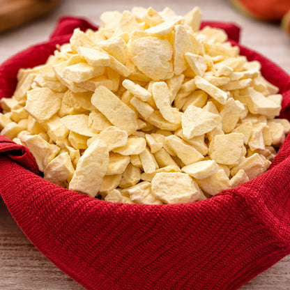 Freeze-Dried Apple Slices - 100% Natural Fuji Apples | Healthy Snack | Naturally Sweet, Crispy & Vitamin C Rich