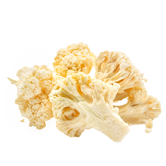 Freeze-Dried Cauliflower - Instant Salad - No Prep - No Spoilage - Cauliflower Florets - 3 Year Shelf Life - Non GMO - Bulk Freeze-Dried Vegetable