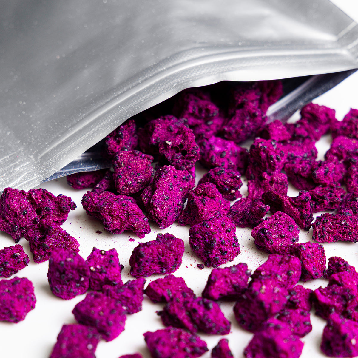 Freeze Dried Dragon Fruit Diced For Baking and Snacks