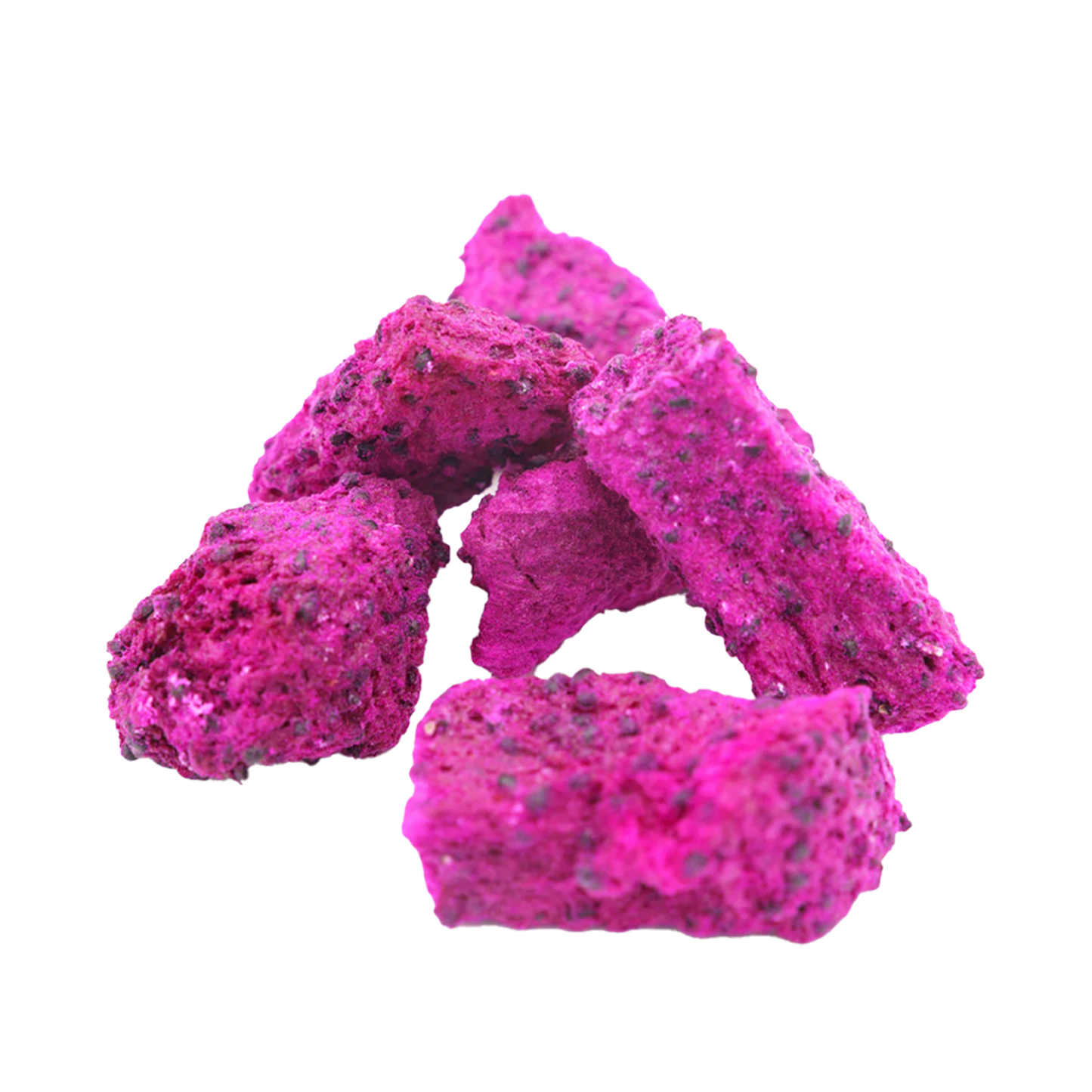 Freeze-Dried Dragon Fruit Chunks - Pitaya Snack - No Prep Snack - Healthy Snack - No Sugar Added - Dragon Fruit Wholesale Bulk Supply