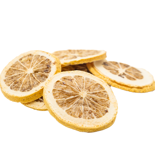 Freeze-Dried Lemon Slices Wholesale - Sliced Lemon - Lemon Cocktails - More Lemony than Conventional Dried - Lemon Tea - Popular Cocktail Garnishes