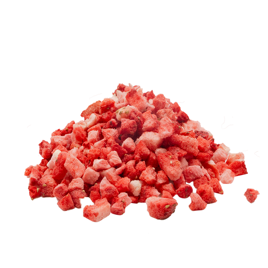 Freeze-Dried Strawberries Diced Contains Sugar - Freeze Dried Strawberries Bulk - Sweetened Strawberries Supply