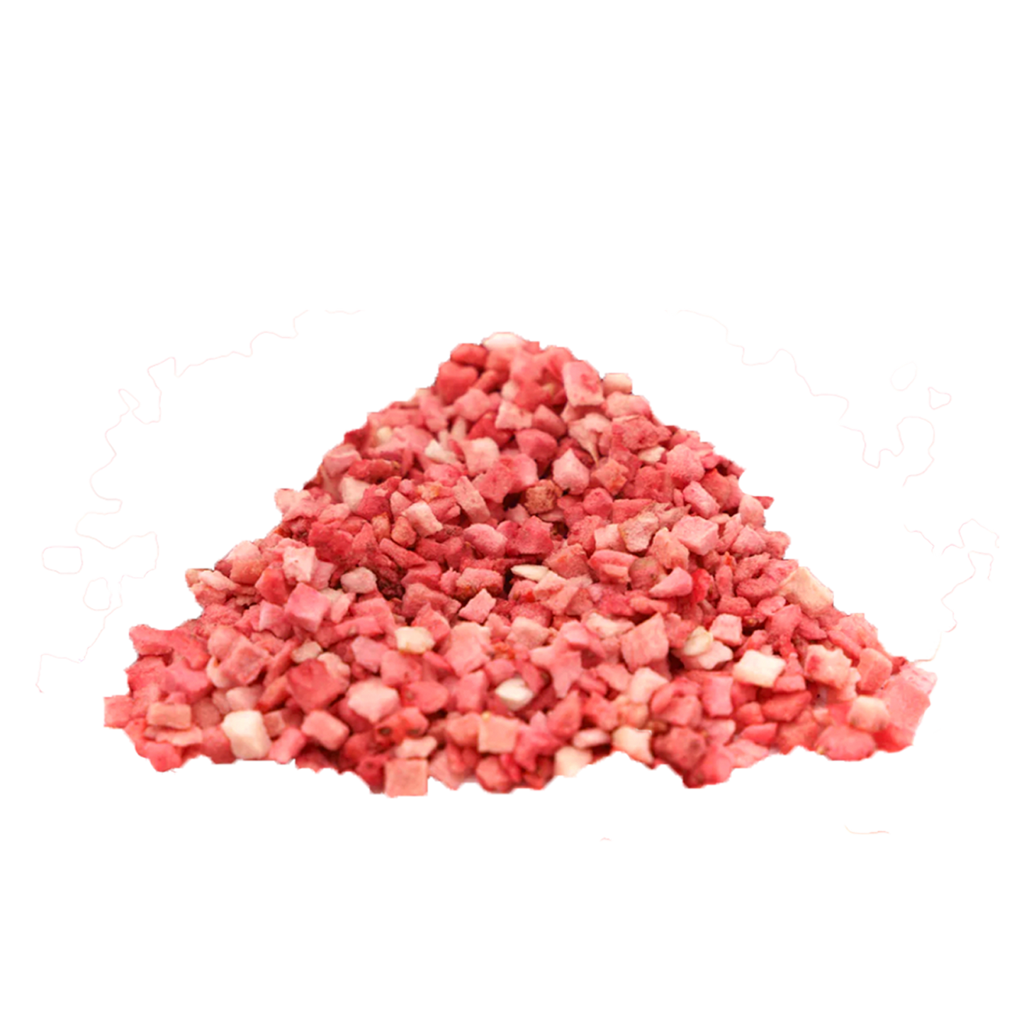 Freeze-Dried Strawberry Granules (No Sugar Added) - Strawberry Pieces - Strawberry Wholesale Canada - Strawberry Chocolate Trail Mix - Strawberry Granola