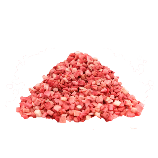 Freeze-Dried Strawberry Granules (No Sugar Added) - Strawberry Pieces - Strawberry Wholesale Canada - Strawberry Chocolate Trail Mix - Strawberry Granola