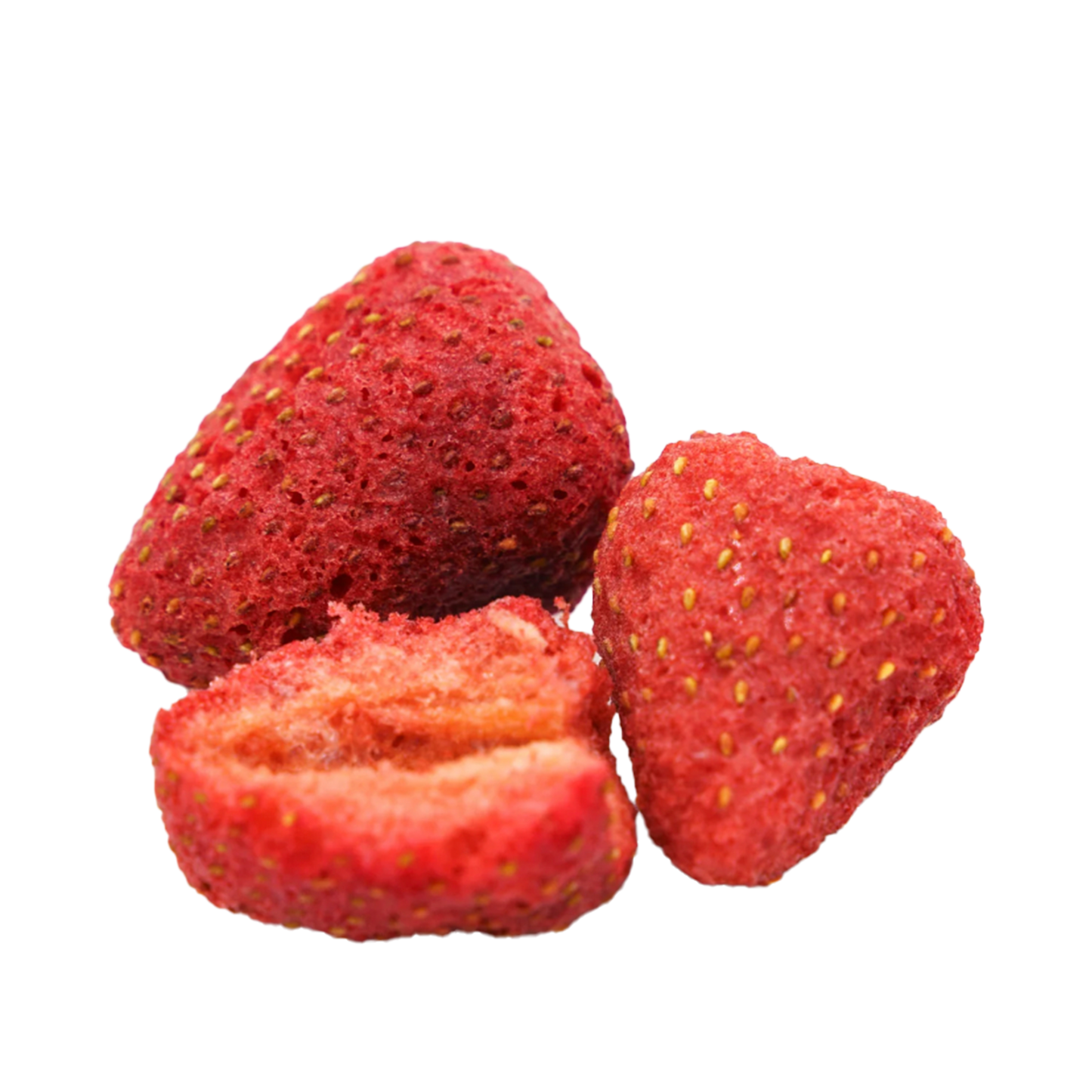 Freeze-Dried Sweetened Whole Strawberries - Ready to Eat Snack - 3 Year Shelf Life - Strawberry Crisp