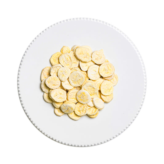 Freeze-Dried Banana Sliced - Banana Slices - Banana Chips - Ready to Eat - Up to 97% Nutrients Retained - School Lunch - Camping Food