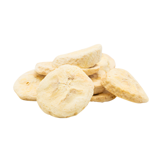 Freeze-Dried Banana Slices - Healthy Banana Chips for School Lunches, Hiking & Camping Food