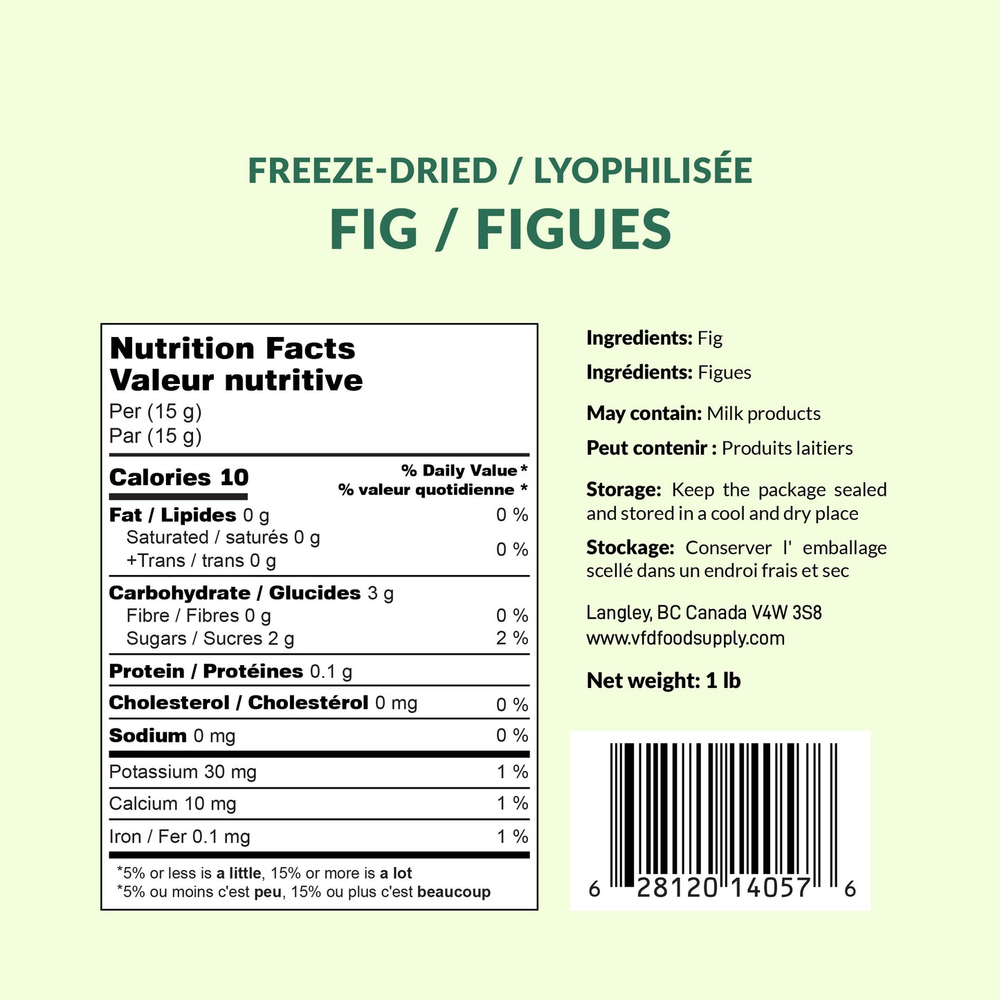 Freeze-Dried Figs - Wholesale Freeze Dried Figs Halved - Fig Snack - Fig Cake - Salad Ingredient