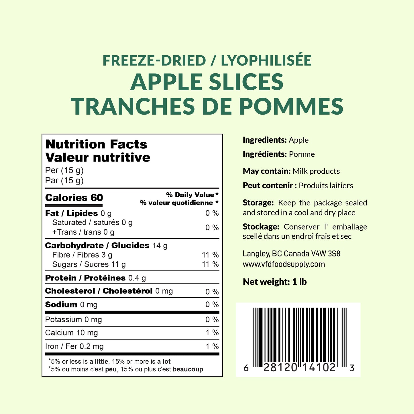 Freeze-Dried Apple Slices | 100% Natural Healthy Snacks - Fuji Apples - Vitamin C Boost - Naturally Sweet, Dried Apple Crisp