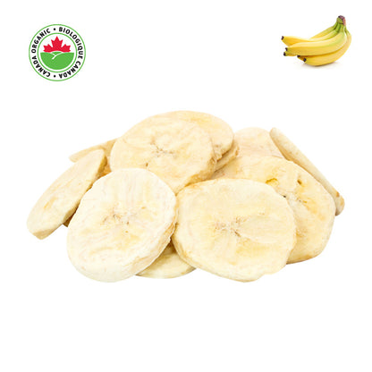 Organic Freeze-Dried Banana Slices, 1 lb
