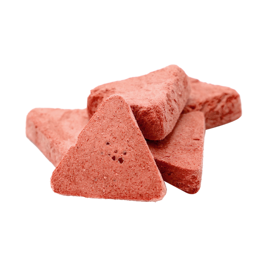 1 lb Freeze-Dried Rice Crackers (Strawberry) – Healthy Baby Food & Guilt-Free Snack - No Sugar Added - No Preservatives