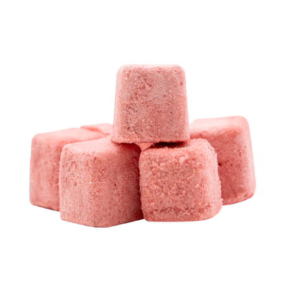 1 lb Freeze-Dried Yogurt Cubes (Strawberry) – Made with Real Canadian Yogurt – No Sugar Added, 100% Natural - Resealable Pouch