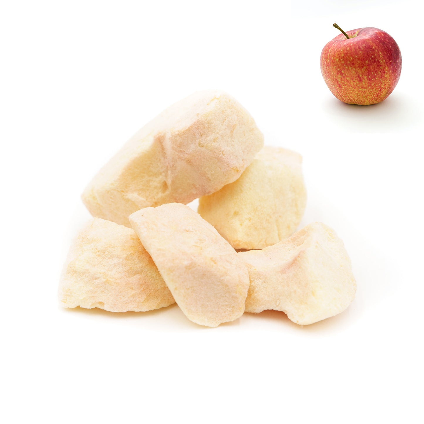 Freeze-Dried Apple Chunks - 100% Natural Healthy Snacks - Fuji Apples - Freeze-Dried Apple Slices for School Lunch - Apple Crisp Apple Pie Ingredient