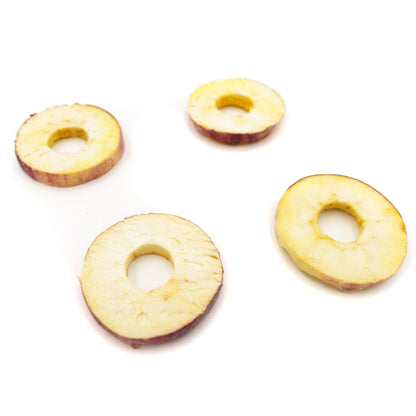 Freeze-Dried Apple Rings - 100% Natural Healthy Snacks - Fuji Apples - Vitamin C Boost - Naturally Sweet, Dried Apple Slice