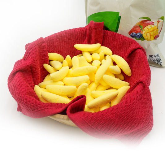 1 lb Freeze-Dried Banana Gummies | Crunchy, Fruity Candy | 1 lb Family Pack | 3-Year Shelf Life