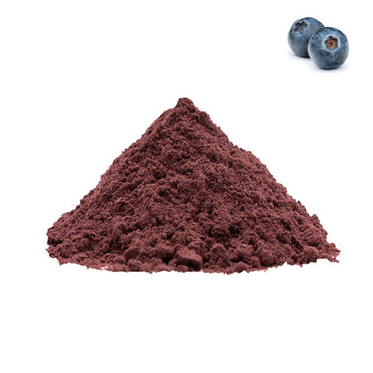 Freeze-Dried Blueberry Powder For Smoothies and Baking - 100% Grade A Blueberries - No Additives