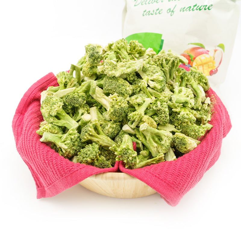 Freeze-Dried Broccoli Bulk - Broccoli Florets - Unflavored - Instant Salad - Cooking Ingredient - Vegetable Crisp