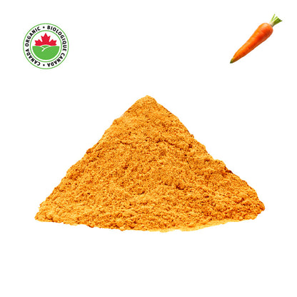 Organic Carrot Powder, 1 lb - 100% Carrots