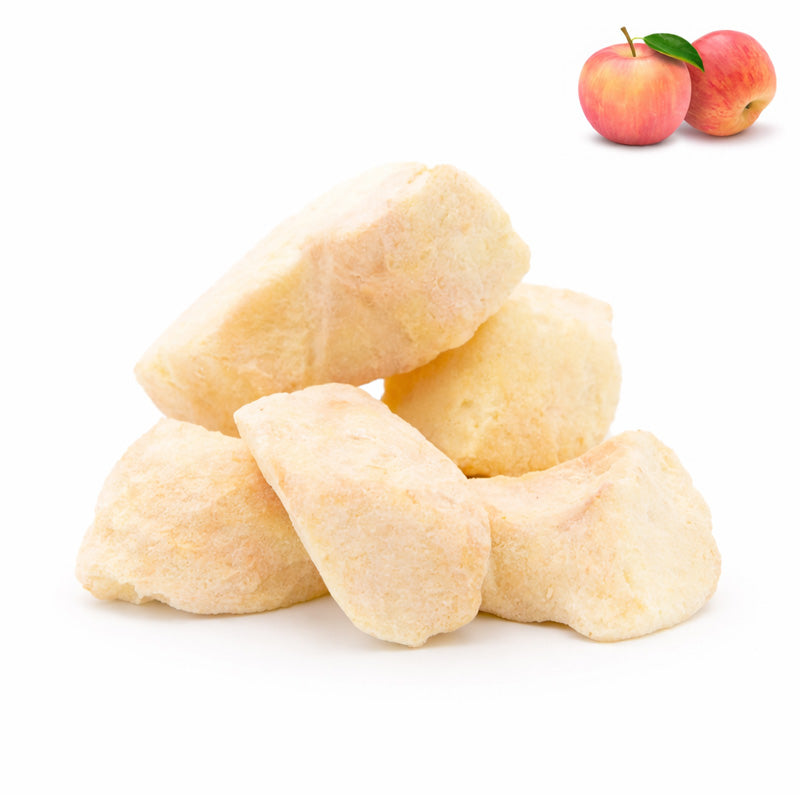 Freeze-Dried Apple Chunks - 100% Natural Healthy Snacks - Fuji Apples - Freeze-Dried Apple Slices for School Lunch - Apple Crisp Apple Pie Ingredient