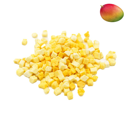 Freeze-Dried Mango Diced - Mango Granules Wholesale | Bulk Mango Supply for Fruit Salad, Tropical Cocktails & Mango Salsa
