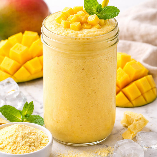 Freeze-Dried Mango Powder For Beverage and Baking - Ripened Mangoes - Bubble Tea Ingredient Supply - Mango Cocktail Mango Smoothies