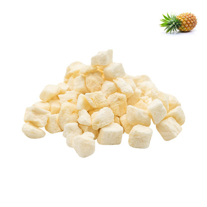 Freeze-Dried Pineapple Diced - Pineapple Dices Granules - Trail Mix Ingredient - No Sugar Added - Fruit Salad