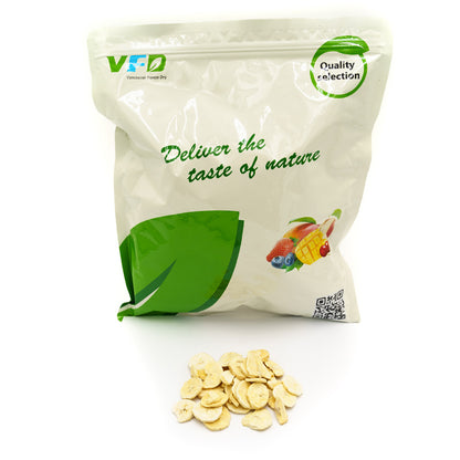 Freeze-Dried Organic Banana Slices 1 lb - Ready to Eat Healthy Snacks