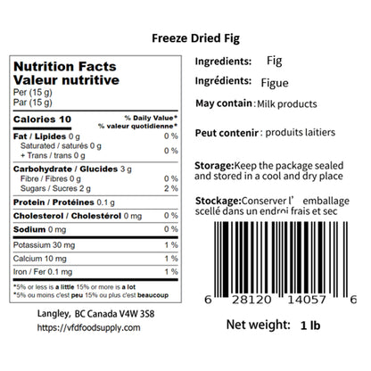 Freeze-Dried Figs - Wholesale Freeze Dried Figs Halved - Fig Snack - Fig Cake - Salad Ingredient