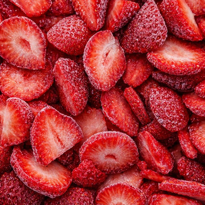 IQF Frozen Sliced Strawberries – Bulk 22 lb Case | Foodservice & Bakery Ingredient (Pickup Only)