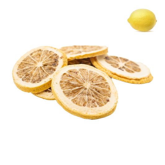 Freeze-Dried Lemon Slices, 1 lb Wholesale - Sliced Lemon - Lemon Cocktails - More Lemony than Conventional Dried - Lemon Tea - Popular Cocktail Garnishes