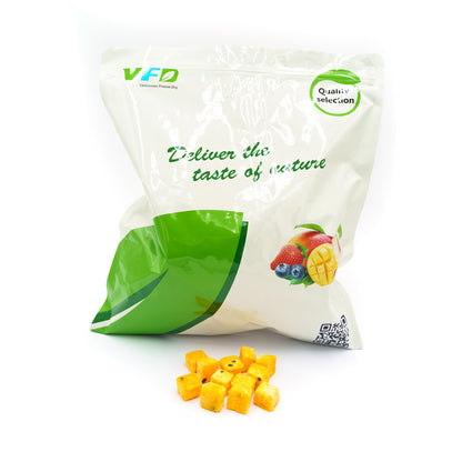 Freeze-Dried Passion Fruit Diced - Passion Fruit Cubes for Beverage and Baking - Snack-Sized Pieces - Passion Fruit Iced Tea