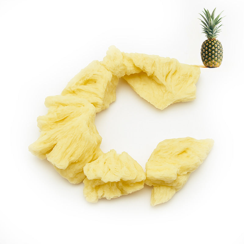 Freeze-Dried Pineapple Sliced - Pineapple Slices for Snacking - School Meals - Camping Food