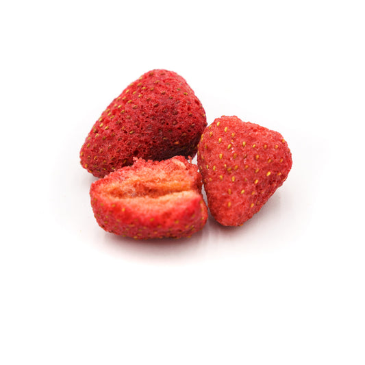 Freeze-Dried Sweetened Whole Strawberries - Ready to Eat Snack - 3 Year Shelf Life - Strawberry Crisp