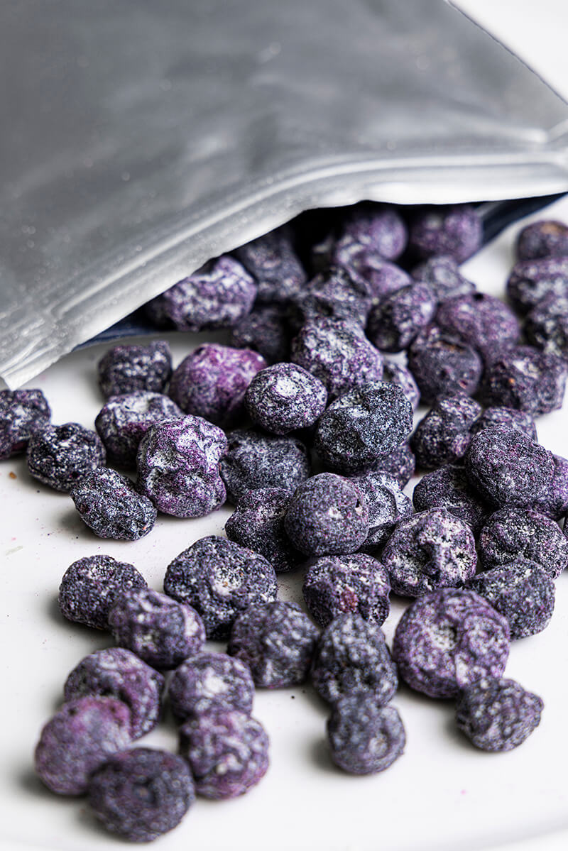 Freeze-Dried Probiotic Blueberries