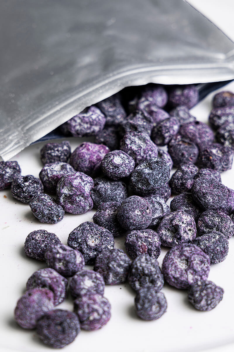 Freeze-Dried Probiotic Blueberry