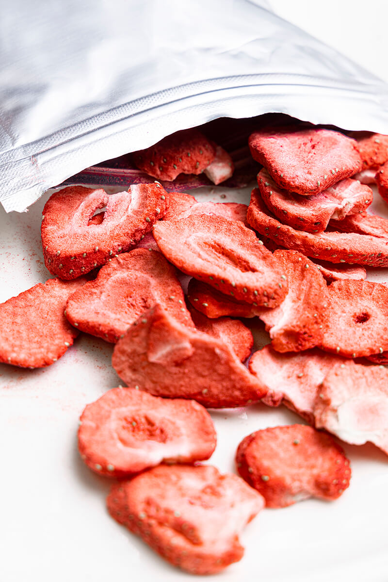 Freeze-Dried Sliced Strawberries